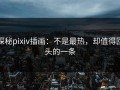 探秘pixiv插画：不是最热，却值得回头的一条